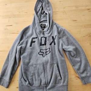 Fox Kids Gray Zip Hoodie Jacket